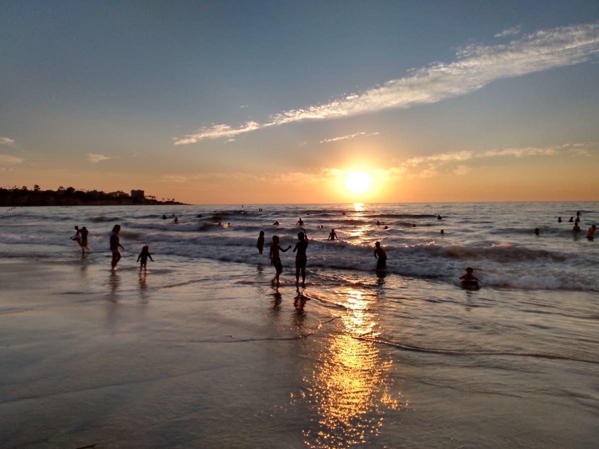 Sunset in La Jolla, California 