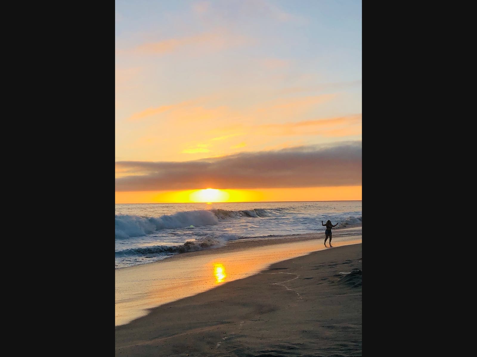 Sunset at Carlsbad State Beach.