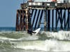 A surfer in Imperial Beach, California. 