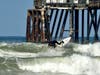 A surfer in Imperial Beach, California. 
