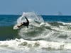 A surfer in Imperial Beach, California. 
