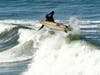 A surfer in Imperial Beach, California. 