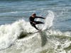 A surfer in Imperial Beach, California. 
