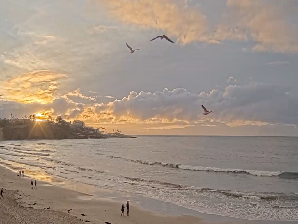 Sunset in La Jolla, California. 
