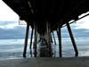 The Imperial Beach Pier in Imperial Beach, California. 