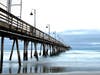 The Imperial Beach Pier in Imperial Beach, California. 