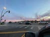 Sunset in Escondido, California.