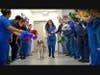 San Diego Humane Society’s medical team celebrated the one-year cancer-free anniversary of Phoenix at the Pilar & Chuck Bahde Center for Shelter Medicine.