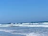 Surfers at North Ponto Beach in Carlsbad, California. 