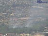 Smoke from the fire as shown on the Cowles Mountain Alert SDG&E Camera.
