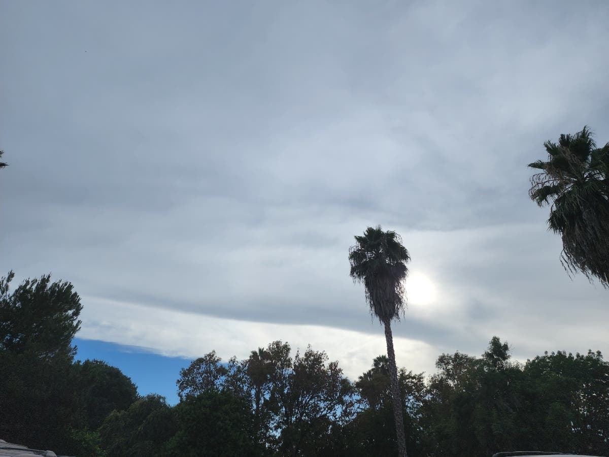 Clouds over El Cajon, California. 