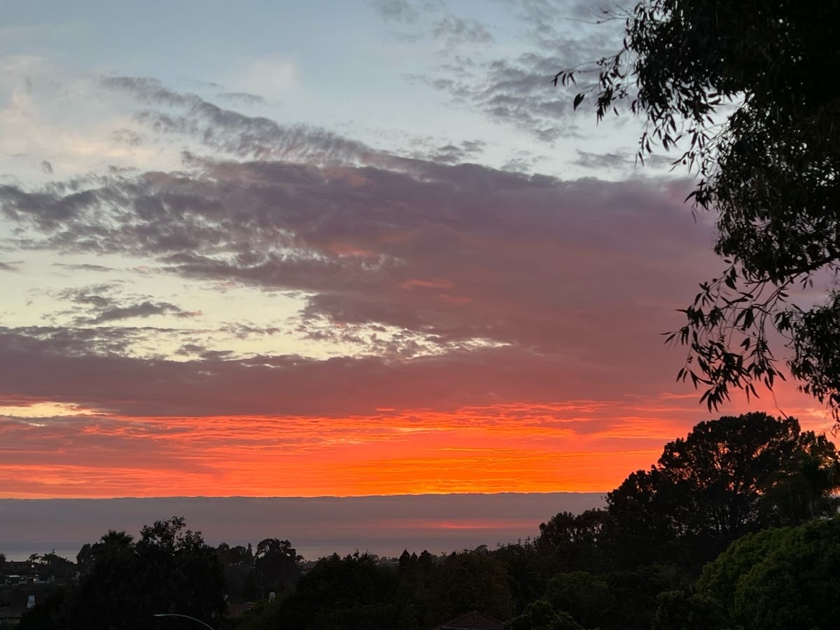 View from the Encinitas Community and Senior Center in Encinitas, California. 