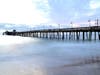 The Imperial Beach Pier in Imperial Beach, California. 