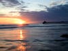 Sunset in Imperial Beach, California. 
