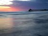 Sunset in Imperial Beach, California. 