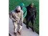 Authorities released surveillance photo​s of the suspects Thursday. 