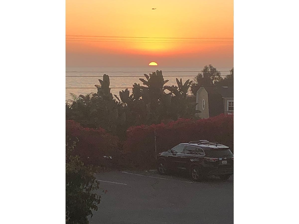 Sunset in Del Mar, California. 