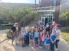 Girl Scout Troop 5400 planted a butterfly garden at the city's Operations Center.