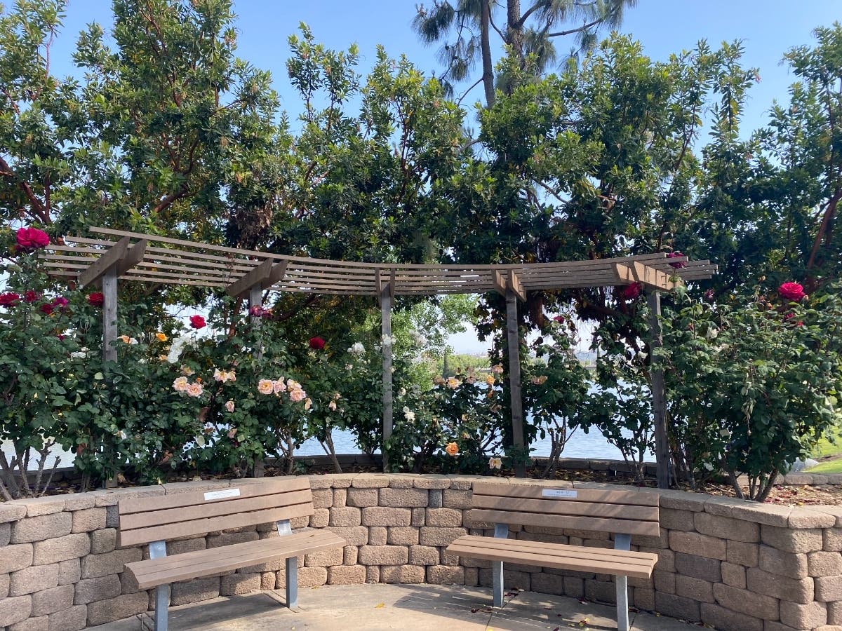 The Sensory Garden at Santee Lakes in Santee, California. 
