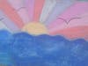 Chalk art at Ada Harris School​ in Cardiff, California. 