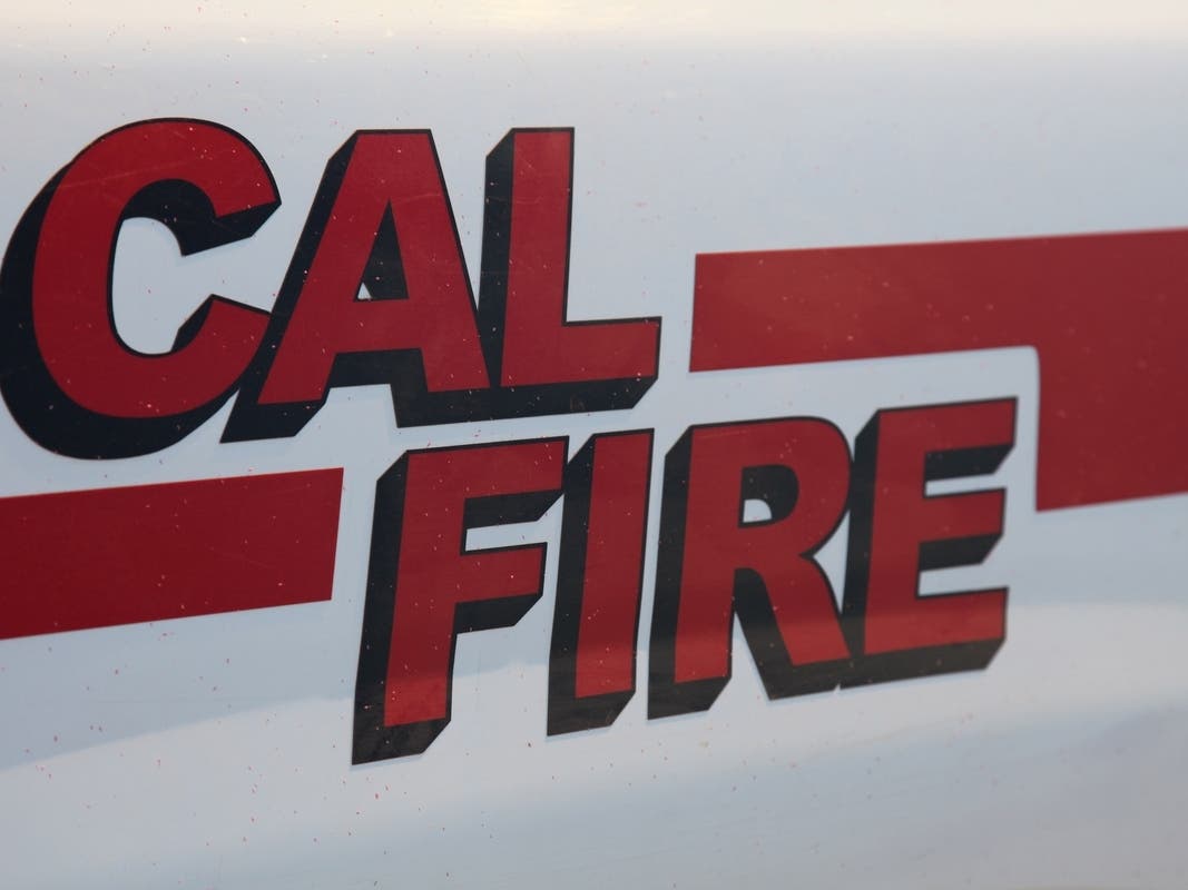 A person was found dead inside the house, Cal Fire said.