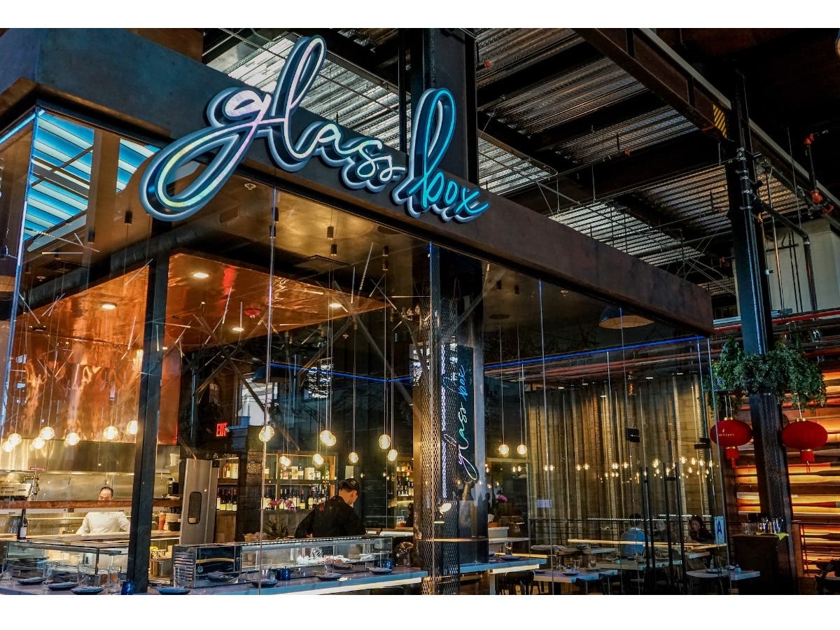 Glass Box, an Asian coastal-inspired restaurant, opened in January 2022​ in San Diego. 