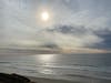 The sun shines over North Ponto Beach in Carlsbad, California. 