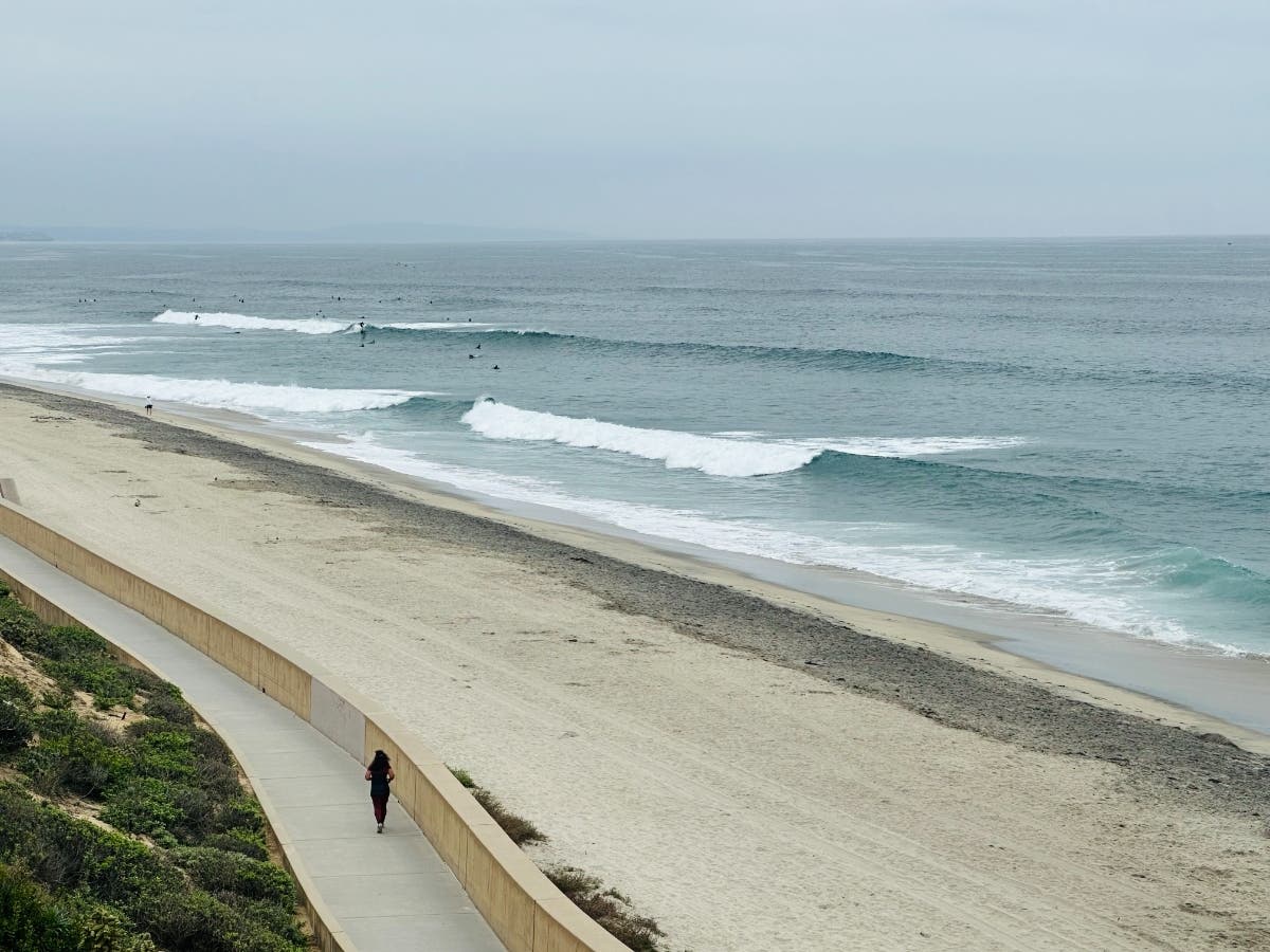The morning after Labor Day at Carlsbad State Beach.