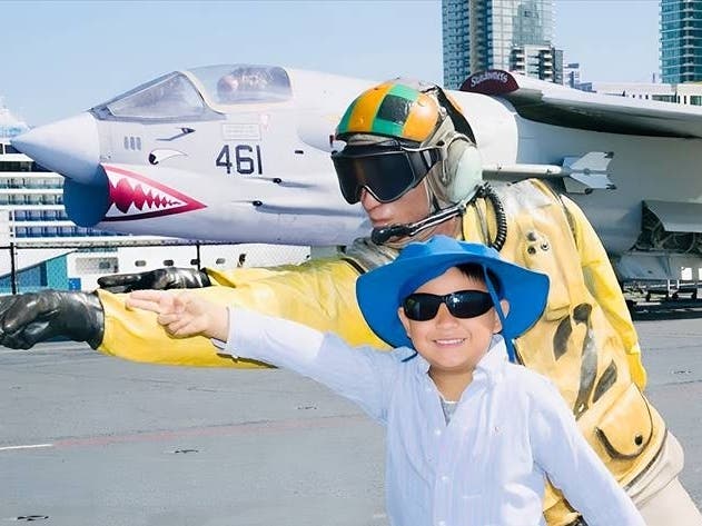 Participating attractions, such as the USS Midway Museum, offer free admission for children 12 and younger with a paid adult ticket. 