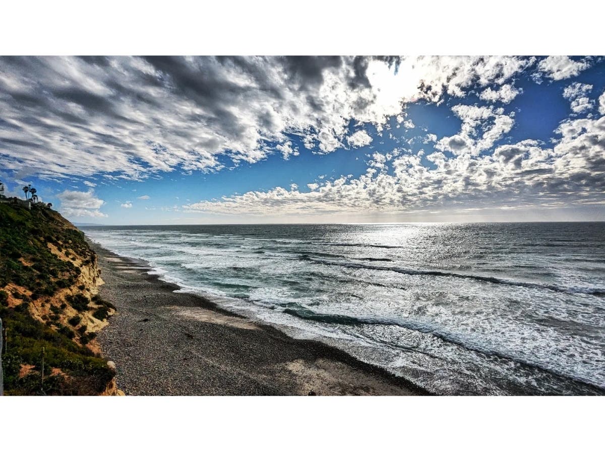 D Street Beach in Encinitas. 