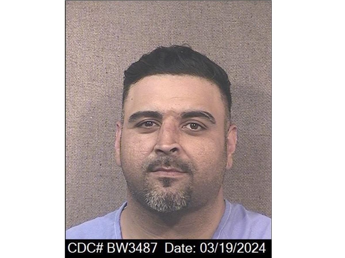 Ashiel Bahar, 37, was apprehended without incident, according to the California Department of Corrections and Rehabilitation.​ 