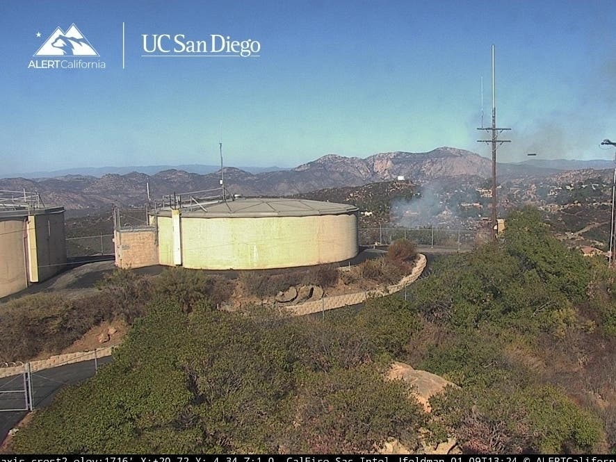 Crews Halt Brush Fire In San Diego's East County | Santee, CA Patch