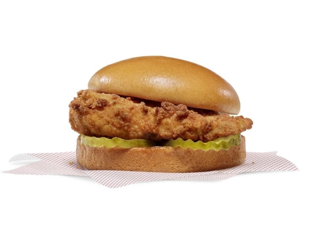Customers can get a free Chick-fil-A chicken sandwich​, spicy chicken sandwich or grilled chicken sandwich.