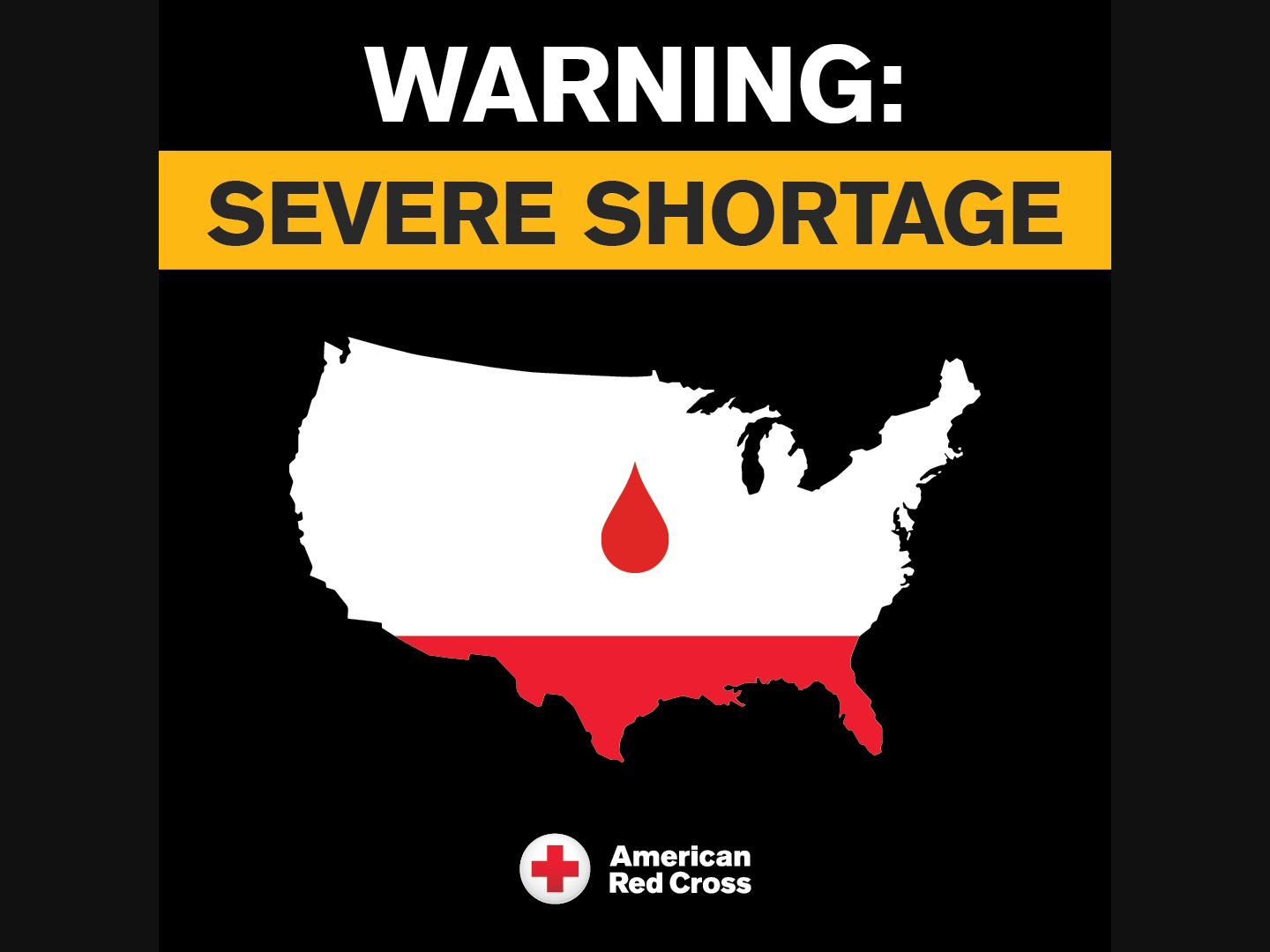 The shortage is especially serious for platelets, types O, A negative and B negative blood.