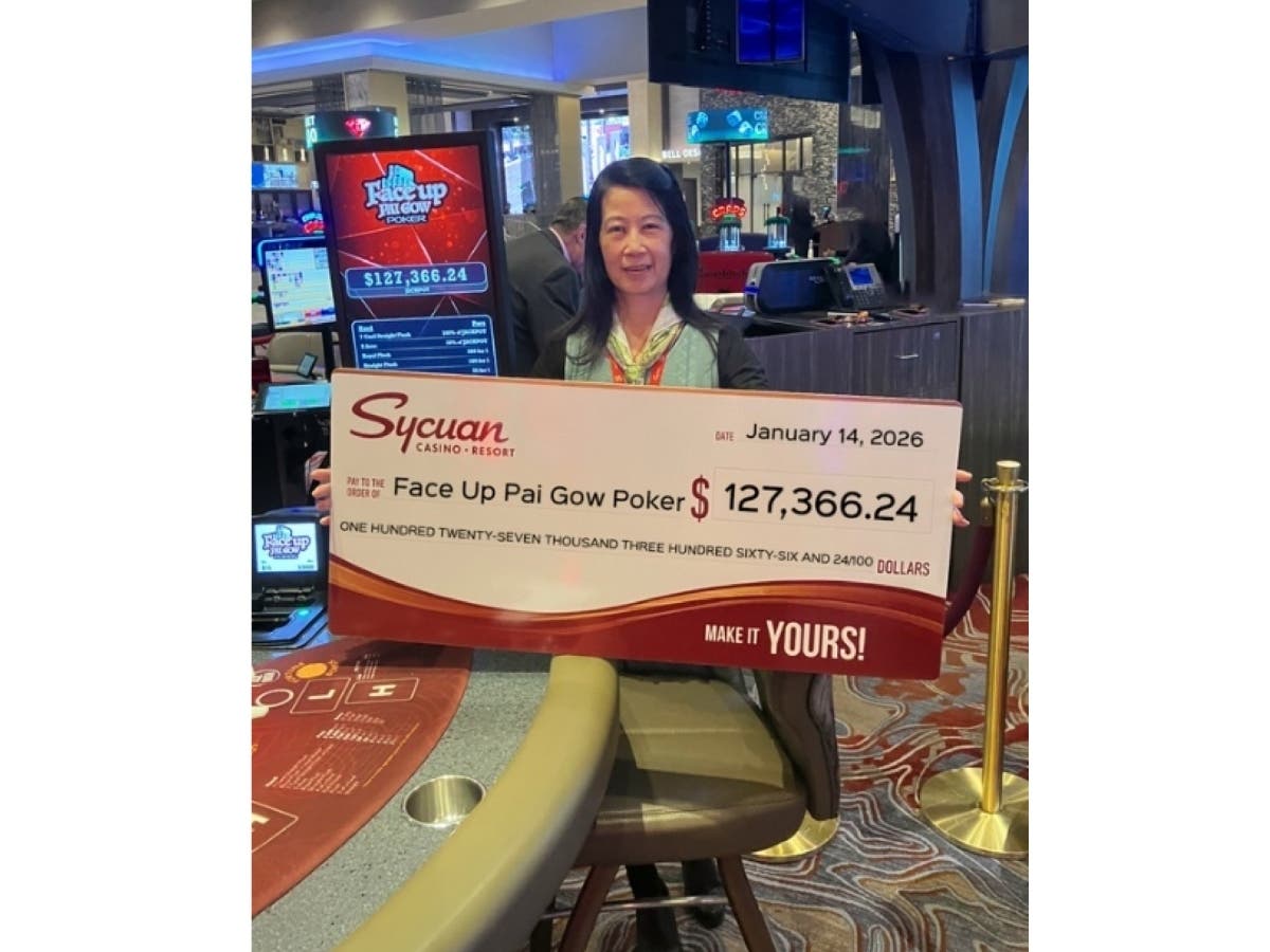 The player, who did not disclose her name​, won $127,366.24​ on Jan. 14 at the El Cajon-based casino.