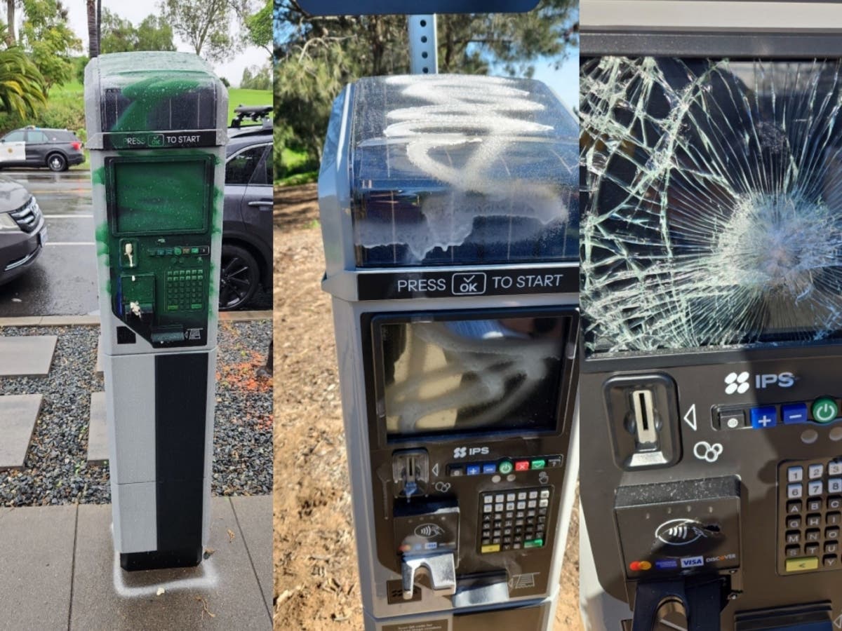 The vandalism spree, which happened between Dec. 24 and Feb. 6, left a total of 52 newly installed parking pay stations inoperable, according to the San Diego Police Department. 