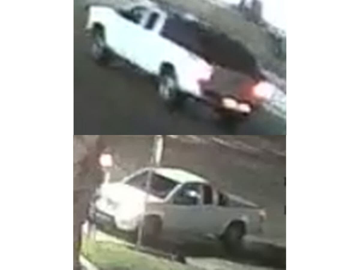 Police released photos of the truck linked to the shootings. 