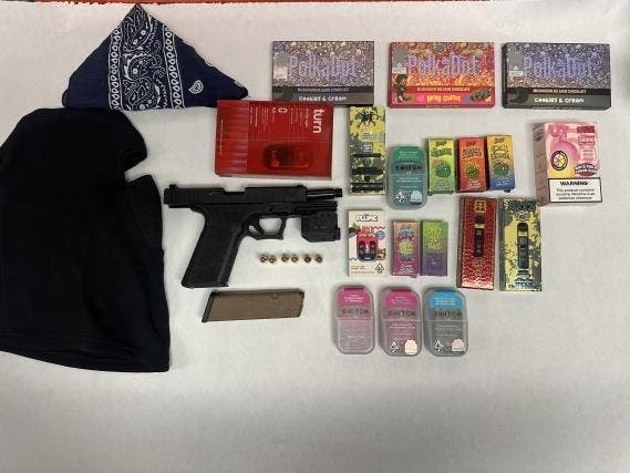 Deputies also found illegal substances and a large amount of cash.