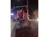 Crews found both vehicles overturned, with one resting against a light post and hanging above a culvert.