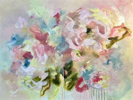 Acrylic painter Karla Preciado is among this year's featured artists. This is one of her pieces. 