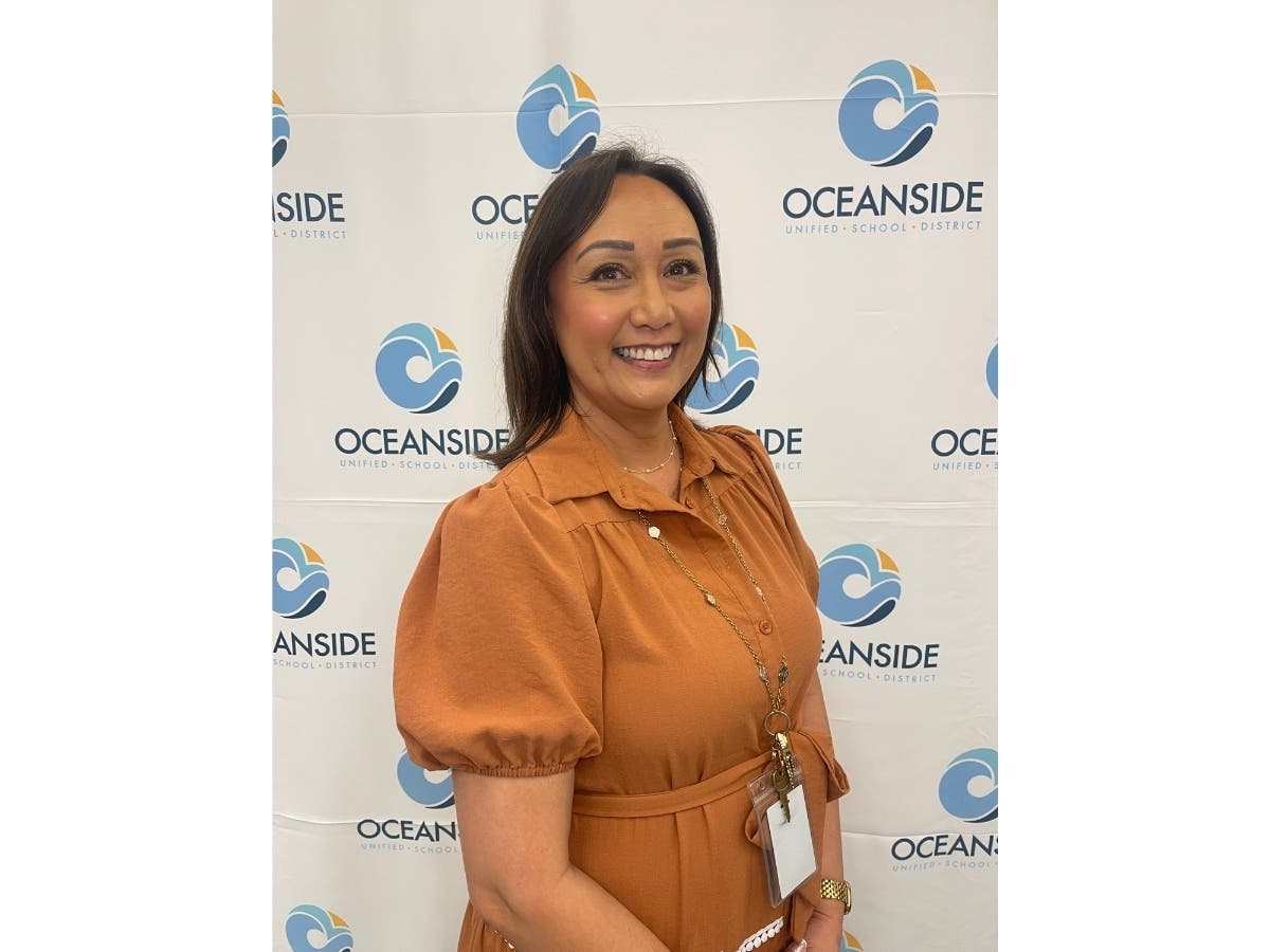 Angela Cruz has served as the library media technician at Stuart Mesa School in Oceanside Unified School District for five years.