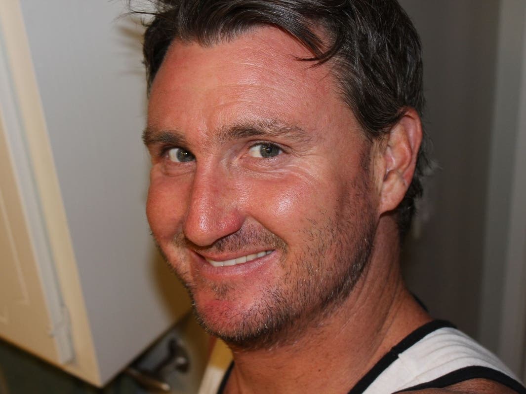 Brandon Keiser, 35, was fatally shot after he returned home from buying a pizza, police said.