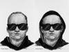 The San Diego County Sheriff's Office released a sketch of the suspect, followed by surveillance photos of the suspect on a scooter.
