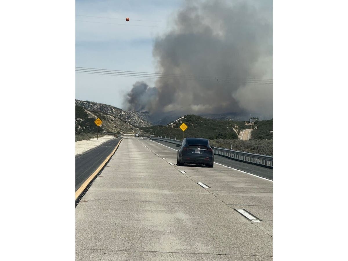 The Tusil Fire sparked in the 37000 block of Tusil Road on the Campo Reservation, according to Cal Fire.