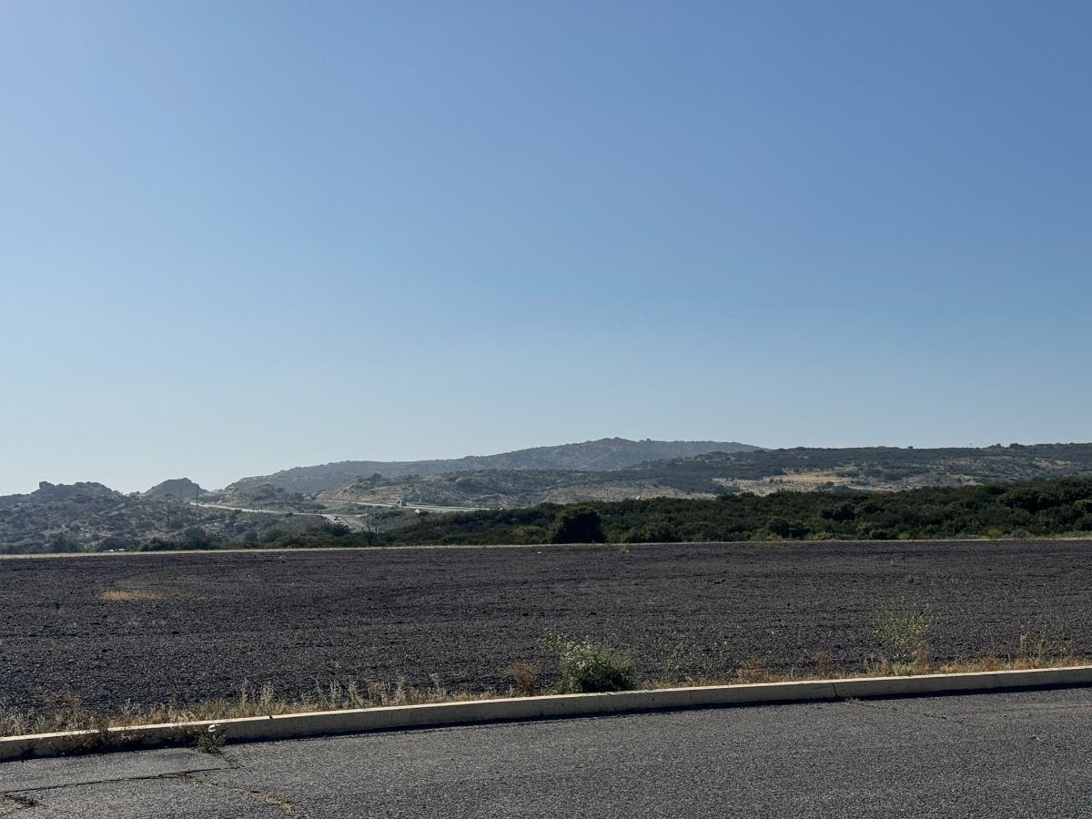 The blaze broke out around 1 p.m. Tuesday in the 37000 block of Tusil Road, just north of I-8, according to Cal Fire.