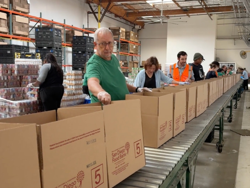 Image via video from Jacobs and Cushman San Diego Food Bank