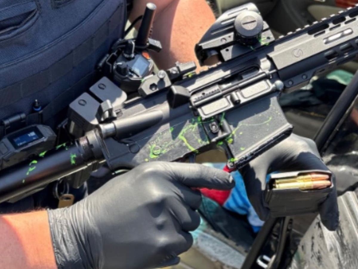 A man was arrested on suspicion of weapons crimes, according to the Antioch Police Department.