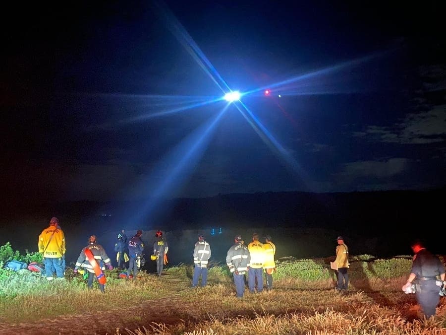A man in his early 20s was found dead early Saturday at Bonny Doon Beach, about 10 miles northwest of Santa Cruz, Cal Fire said.