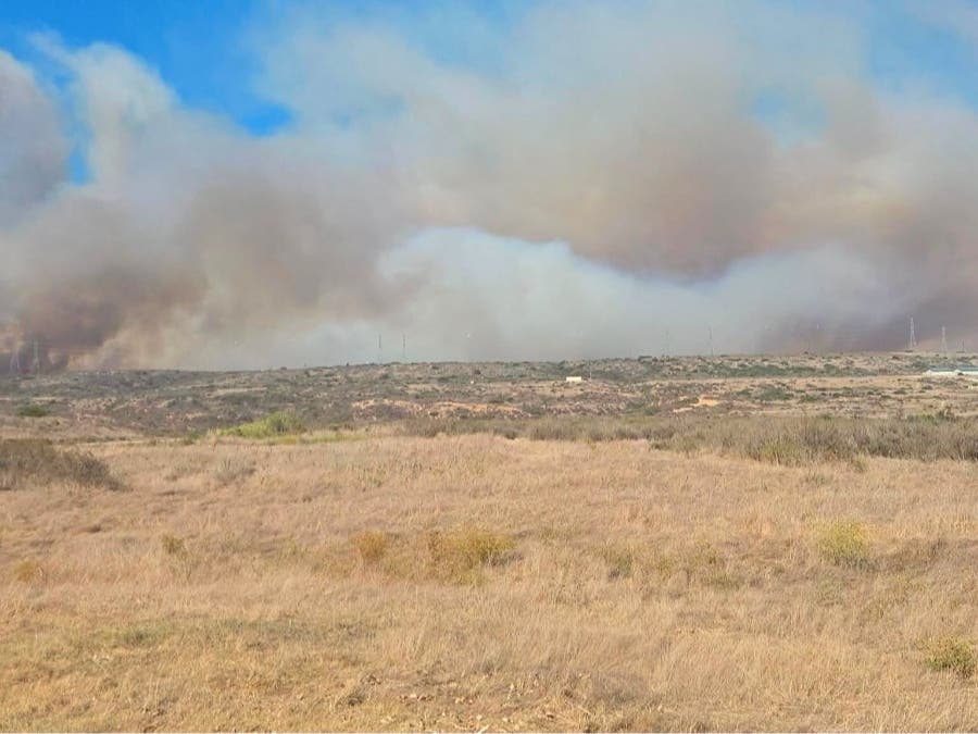 The Pipeline Fire was estimated at 1,065 acres as of Tuesday morning, according to Cal Fire.