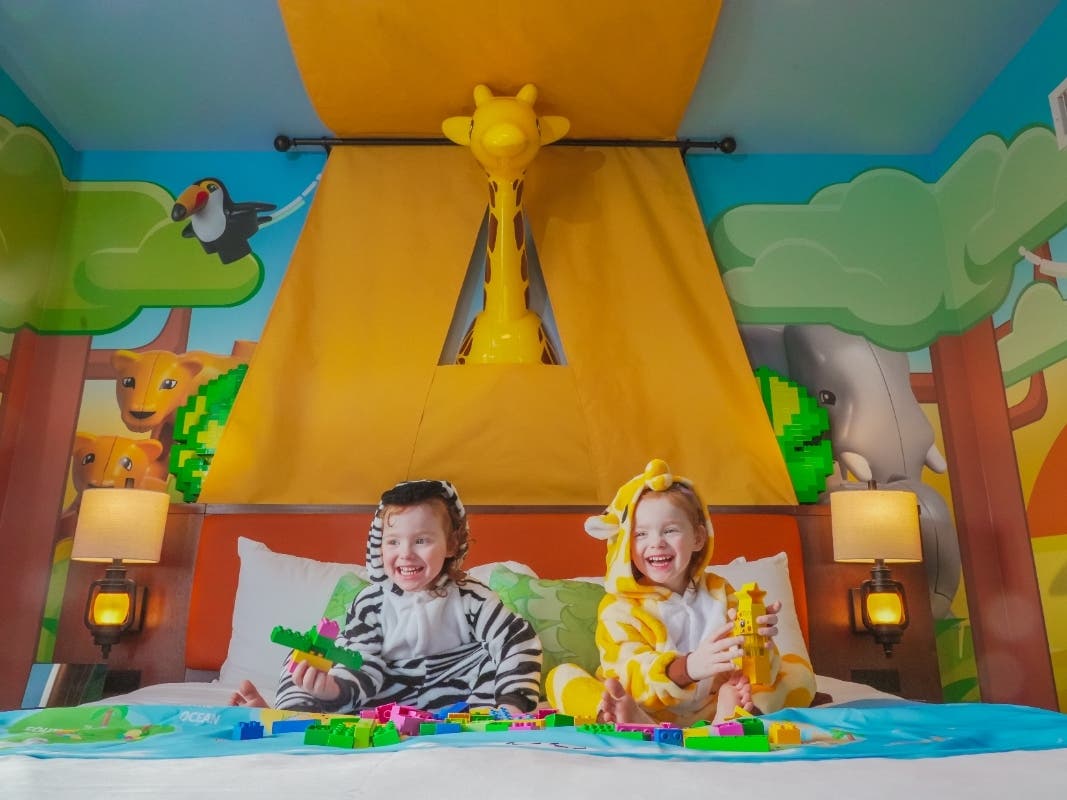 Legoland Hotel and Legoland Castle Hotel offer Lego-themed rooms.